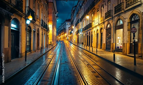 night view of the city of stockholm in sweden photo