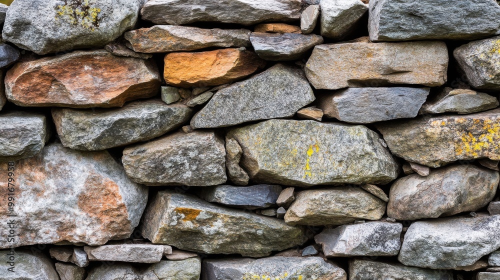 Stone wall background. Generative AI Stone wall background. Generative AI