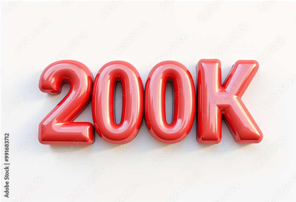 Red Number 200K Red Number 200K