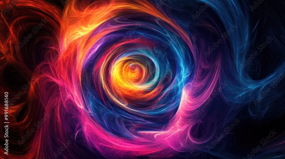 Abstract Swirling Colors Abstract Swirling Colors