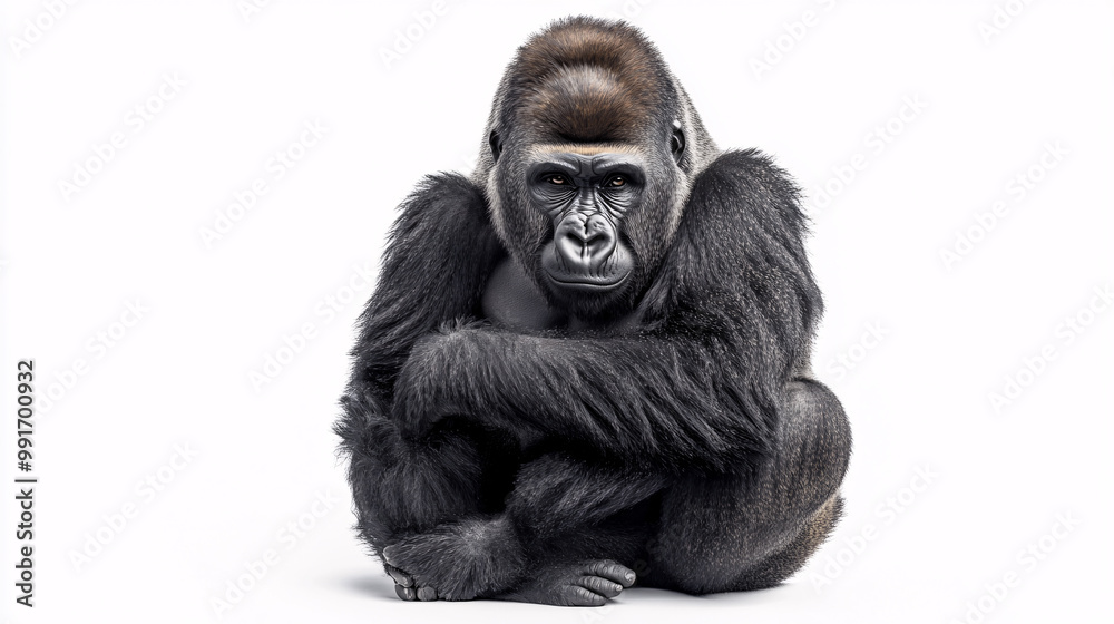 Powerful Gorilla Portrait Powerful Gorilla Portrait