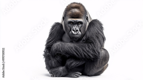 Powerful Gorilla Portrait