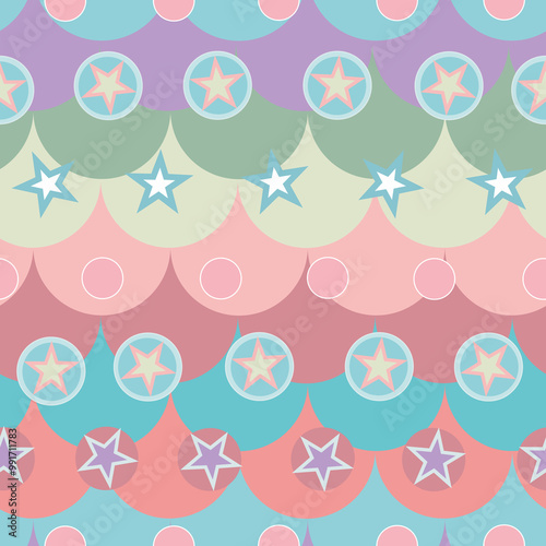 Shining Stars in Cream Pink, browns, whites,Beige colours natural colour ,seamless pattern ,prints background
 photo