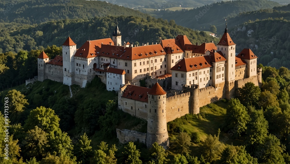 Hrad Pernstejn Castle in South Moravia (August 20, 2024). Hrad Pernstejn Castle in South Moravia (August 20, 2024).