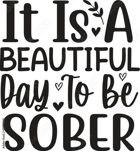 Retro Sobriety Shirt It's A Beautiful Day To Be Sober Shirt Addiction Recovery Addiction Counselor Shirt Mental Health Shirt, Sober AF Shirt