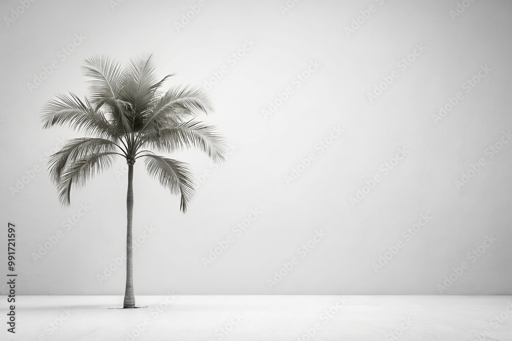 white space, A serene and aesthetically pleasing stock photo featuring a vaporwave inspired palm tree amidst a minimalist white space captured in a captivating black and white long shot white space, A serene and aesthetically pleasing stock photo featuring a vaporwave inspired palm tree amidst a minimalist white space captured in a captivating black and white long shot