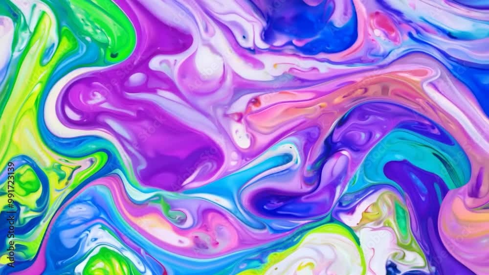 A mesmerizing blend of swirling colors showcases vibrant purples, greens, and blues, illustrating the creativity and fluidity of abstract art techniques on canvas A mesmerizing blend of swirling colors showcases vibrant purples, greens, and blues, illustrating the creativity and fluidity of abstract art techniques on canvas
