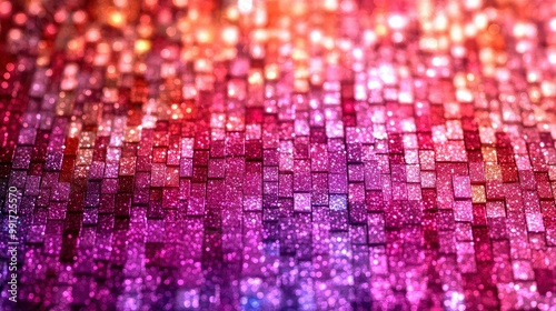 Wallpaper Mural Abstract Glitter Background with Pink, Purple and Orange Colors Torontodigital.ca