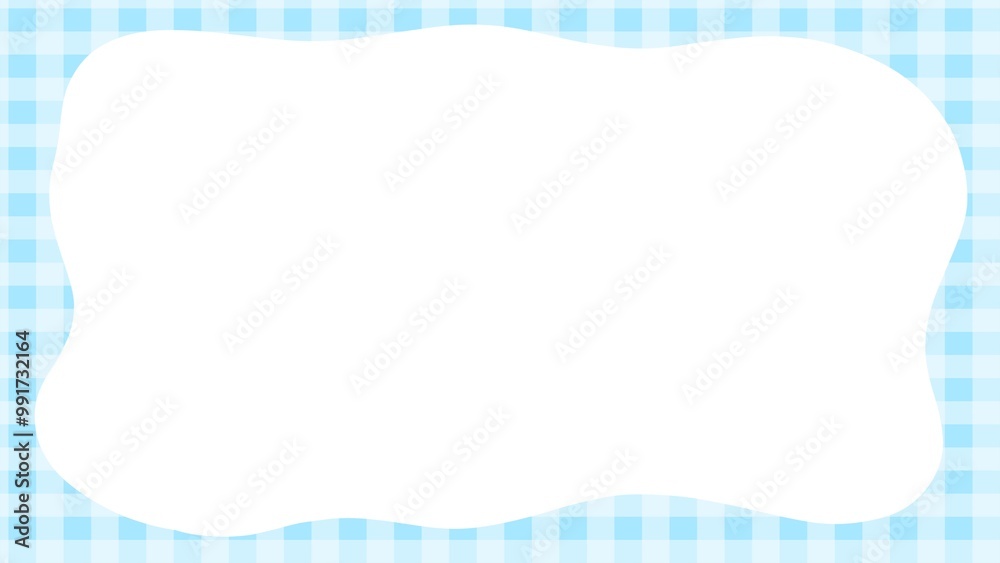 blue plaid frame border , illustration card template decoration blue plaid frame border , illustration card template decoration