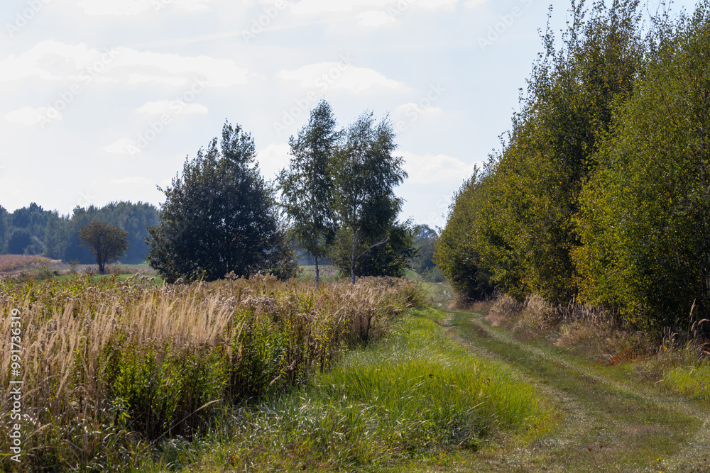 Landscape in the countryside on a sunny September day. Landscape in the countryside on a sunny September day.