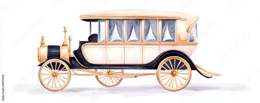 A royal carriage adorned with gold details, rolling through the gates of a majestic palace, symbolizing grandeur and history A royal carriage adorned with gold details, rolling through the gates of a majestic palace, symbolizing grandeur and history