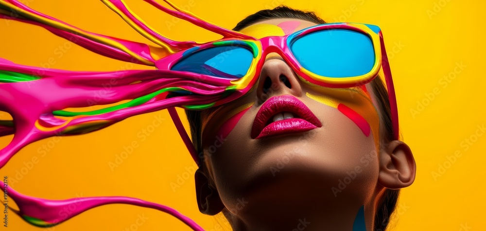 An AI-driven platform suggesting innovative graphic elements for posters and advertisements, AI graphic design, ad design innovation An AI-driven platform suggesting innovative graphic elements for posters and advertisements, AI graphic design, ad design innovation