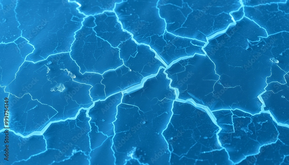 Cold, fractured ice surface for desktop customization Cold, fractured ice surface for desktop customization
