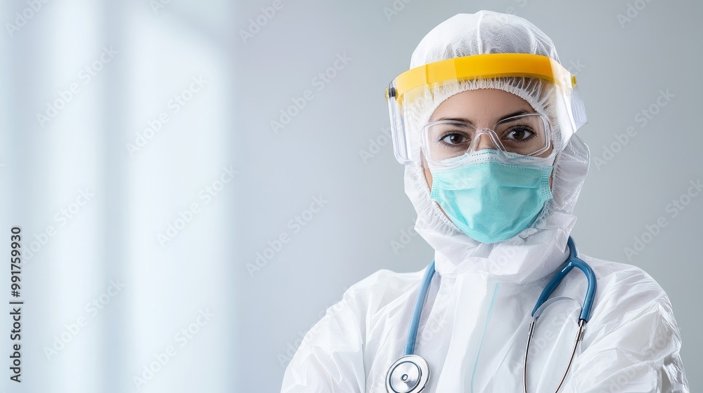 Health Professional in Protective Gear and Mask Health Professional in Protective Gear and Mask