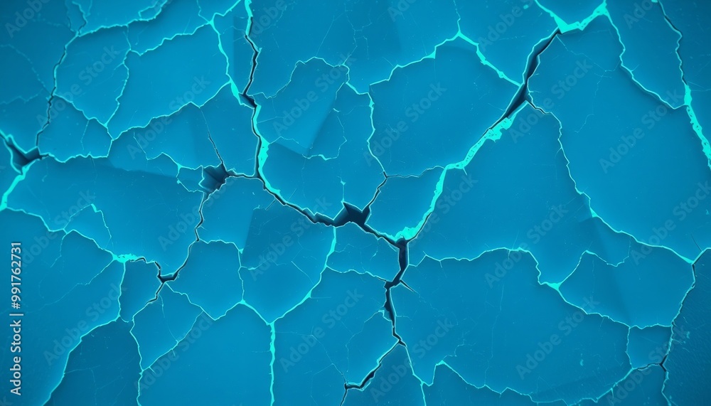 Frozen cold ice fracturing with glowing fissures for desktop backgrounds Frozen cold ice fracturing with glowing fissures for desktop backgrounds