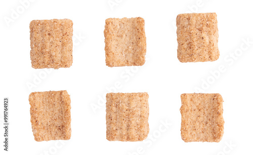 cinnamon toast crunch isolated on white