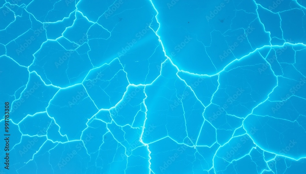 Jagged Ice with Cold Electric Blue Features, Abstract Aesthetic Jagged Ice with Cold Electric Blue Features, Abstract Aesthetic