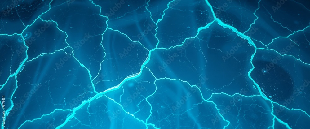 Shattered Ice with Cold Electric Highlights Shattered Ice with Cold Electric Highlights