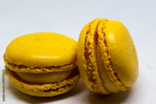 macaroons on a table