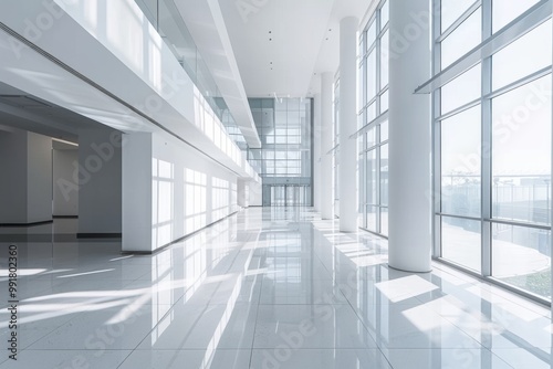 Interior of a modern empty office