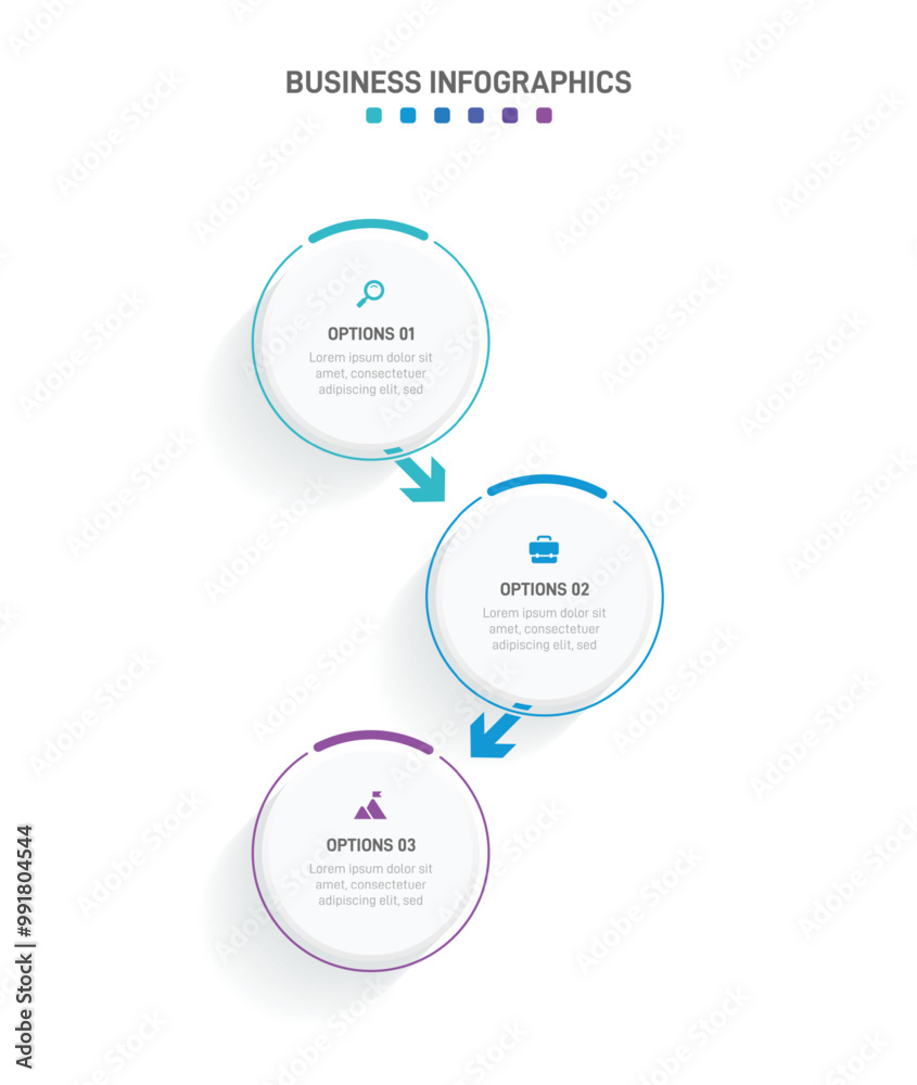 Vertical progress bar featuring 3 arrow-shaped elements, symbolizing the three stages of business strategy and progression. Clean timeline infographic design template. Vector for mobile presentation. Vertical progress bar featuring 3 arrow-shaped elements, symbolizing the three stages of business strategy and progression. Clean timeline infographic design template. Vector for mobile presentation.