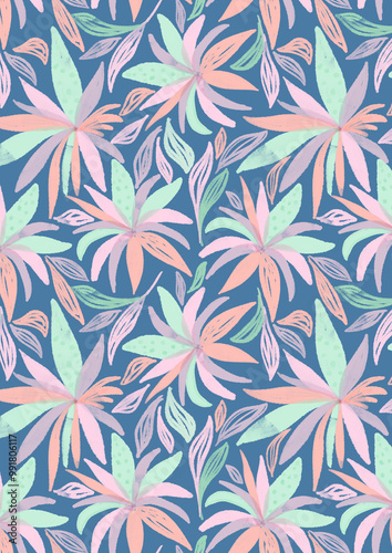 seamless tropical pattern