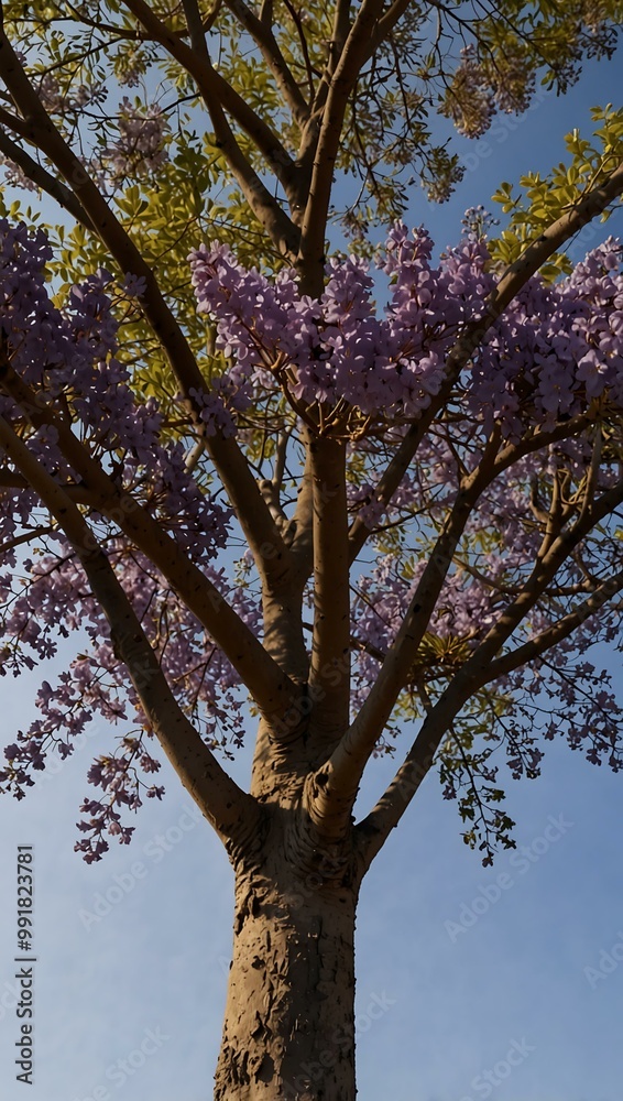 Time-lapse of a jacaranda blossom blooming. Time-lapse of a jacaranda blossom blooming.