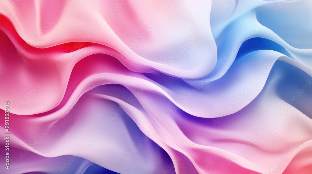 Obraz premium Abstract Colorful Wavy Pattern