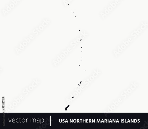 U.S Inhabited territories. Northern Mariana Islands vector map. you can use it for any needs.