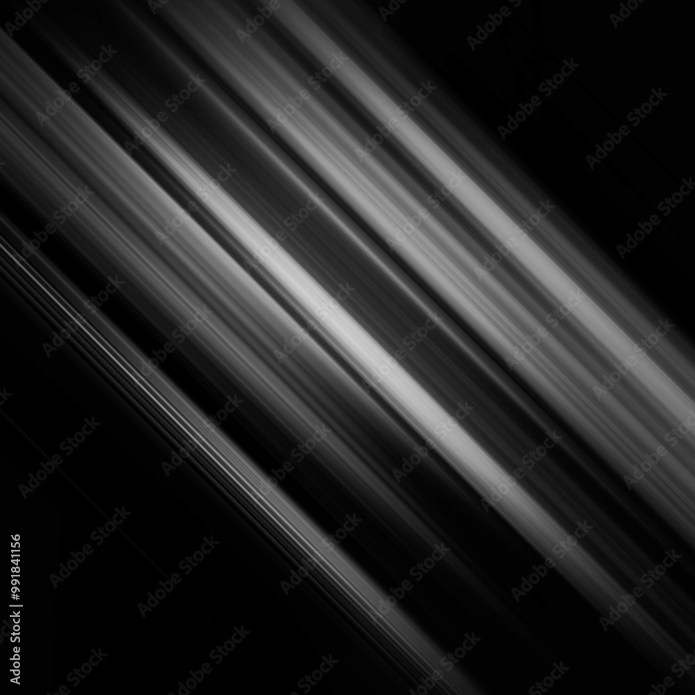 Obraz premium Black and white stripe abstract background. Motion lines effect.