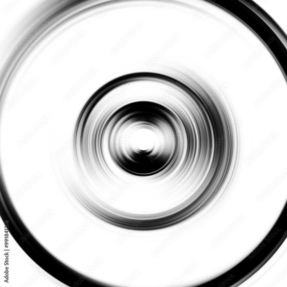 Black and white radial motion effect. Abstract rounded background. Grayscale curves and sphere. Black and white radial motion effect. Abstract rounded background. Grayscale curves and sphere.