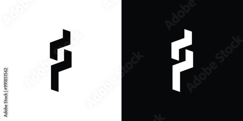 Modern and unique  F  logo design