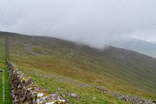 Foggy Galty Mountains, Galtee Mountains, Co. Tipperary, Ireland photo