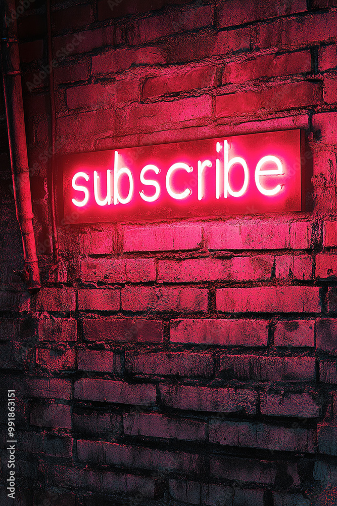 neon light text