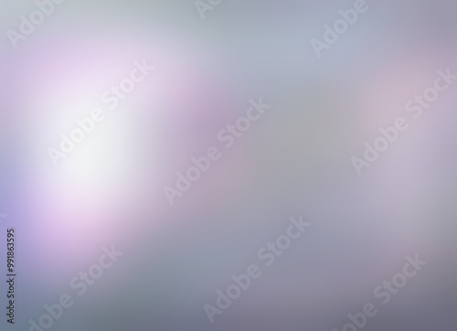 Subtle iridescent on silver surface. Blur metal AI graphic.