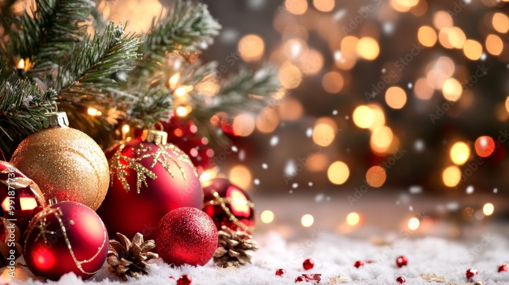 Christmas holiday background. Merry Christmas and happy New Year
