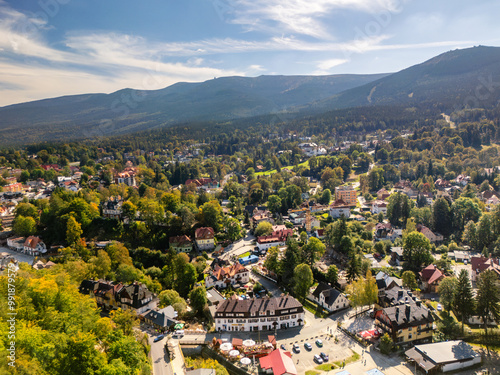 Szklarska Poręba w Karkonoszach - miasto, Szrenica, Śnieżne Kotły