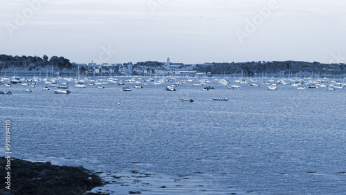 Saint Malo in french britanychanel coastline