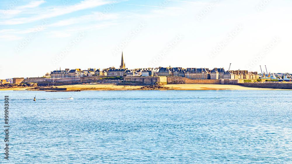 Saint Malo in french britanychanel coastline Saint Malo in french britanychanel coastline