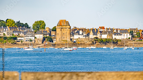 Saint Malo in french britanychanel coastline