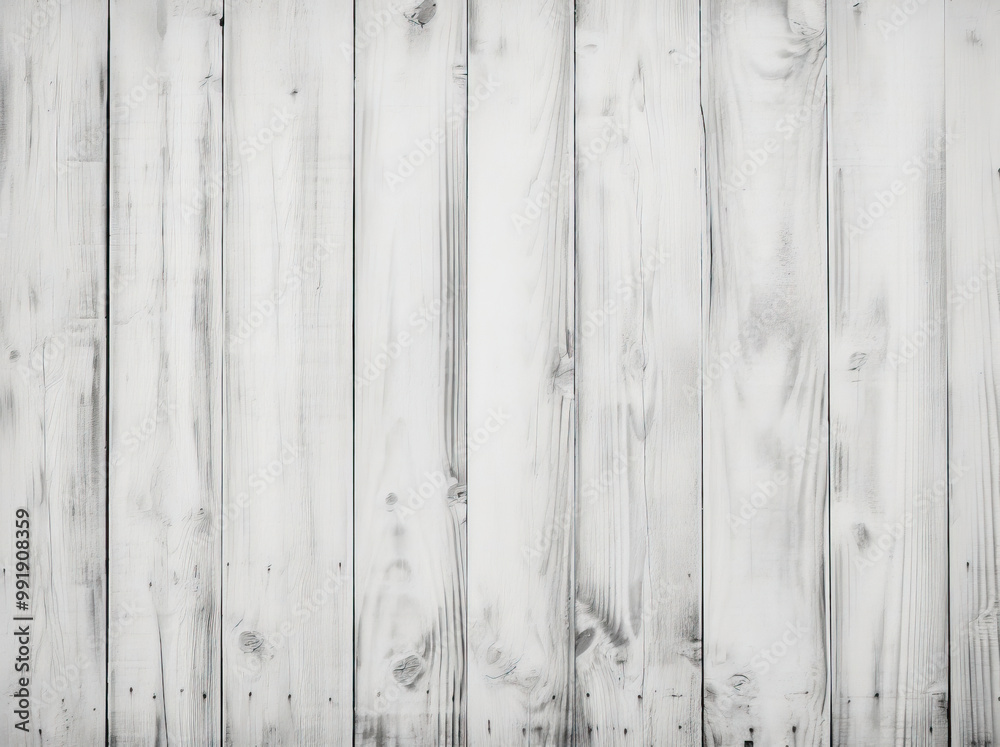 White Washed Wood Plank Texture - Rustic Background White Washed Wood Plank Texture - Rustic Background