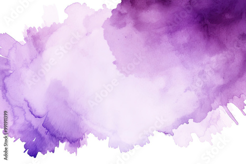 Purple Watercolor Abstract Background: Design Texture