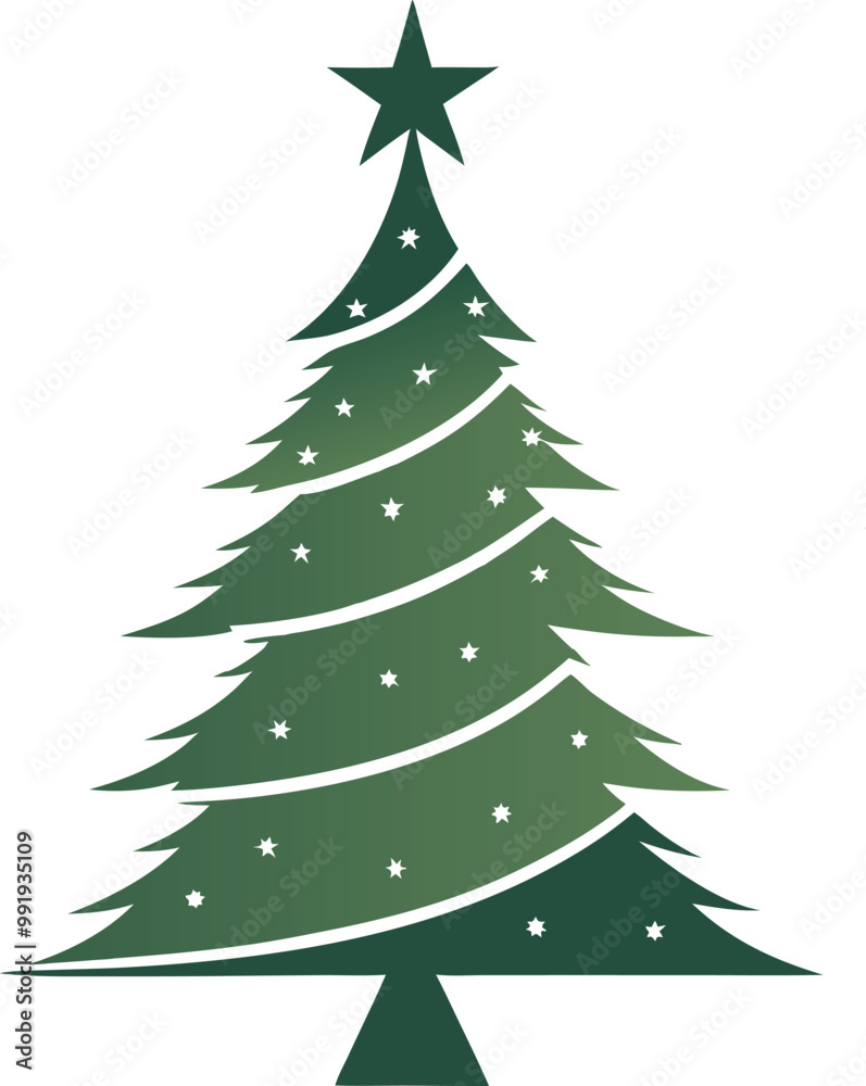 Merry Christmas tree vector design. Merry Christmas tree vector design.
