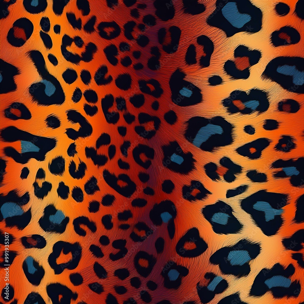 Leopard skin pattern, animal leather seamless design Leopard skin pattern, animal leather seamless design