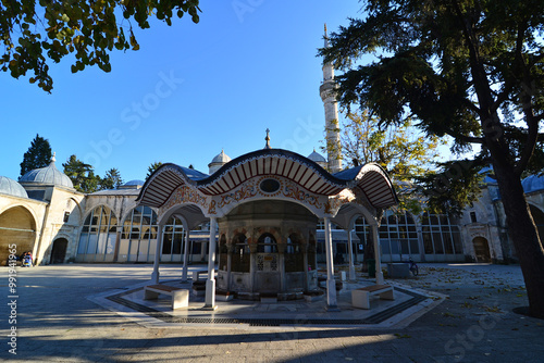 Sokollu Mehmet Pasha Mosque and Complex, located in Luleburgaz, Turkey, was built by Mimar Sinan in the 16th century. photo