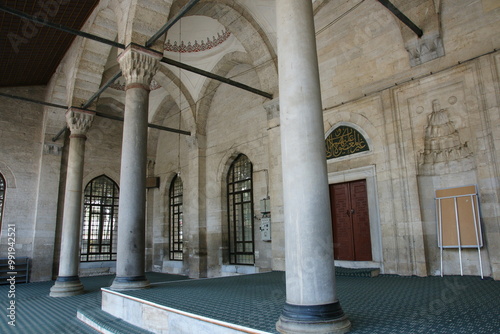 Sokollu Mehmet Pasha Mosque and Complex, located in Luleburgaz, Turkey, was built by Mimar Sinan in the 16th century. photo