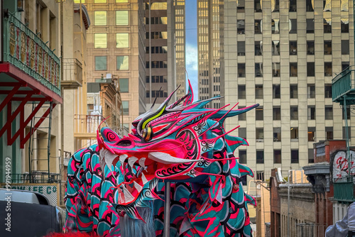 Chinese dragon in Chinatown San Francisco, California, USA