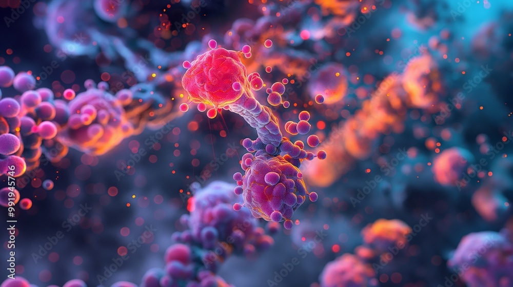 single cell, revealing the complexity and order within its DNA structure single cell, revealing the complexity and order within its DNA structure