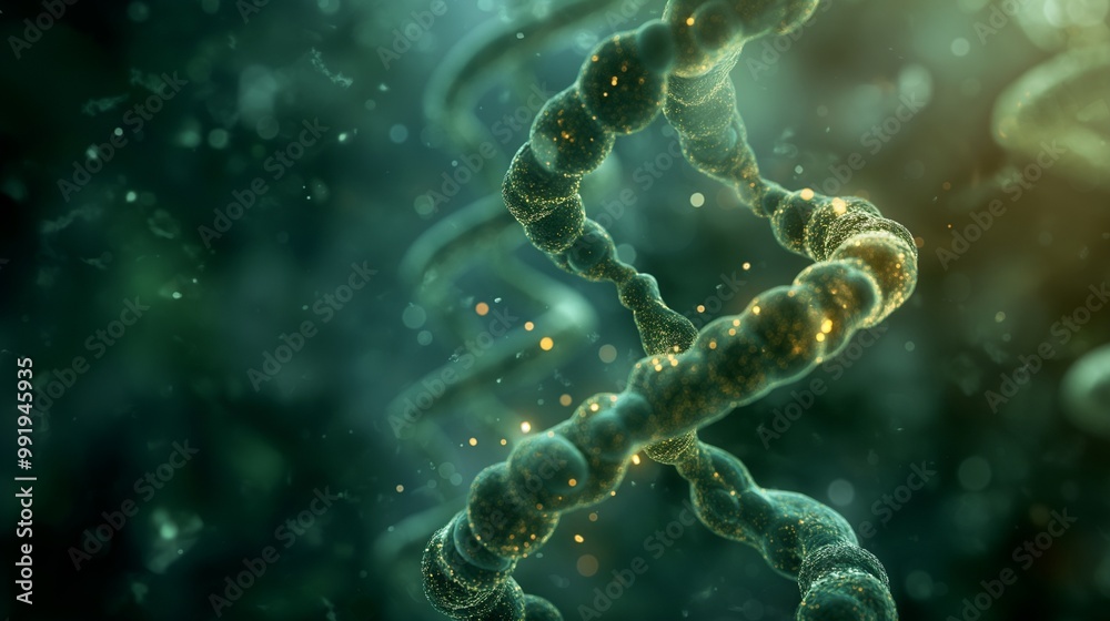 single cell, revealing the complexity and order within its DNA structure single cell, revealing the complexity and order within its DNA structure