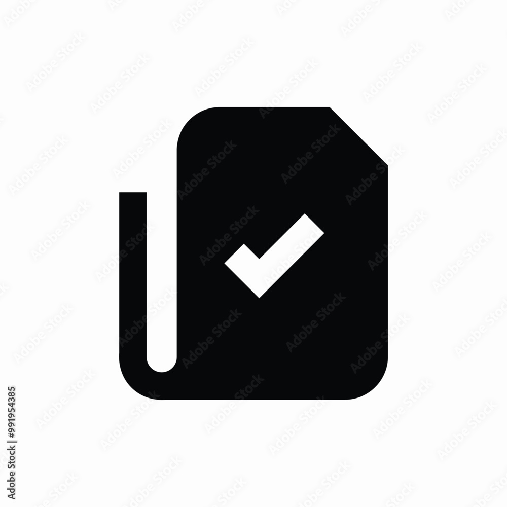 bill check mark icon sign vector bill check mark icon sign vector